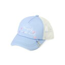 シューラルー キッズ SHOO・LA・RUE/Kids ハートチャームメッシュキャップ (サックスブルー(090))