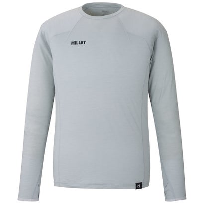 ミレー MILLET ミレー MILLET アウトドア UBIC WOOL CREW LS M MIV03184 （N7372 SILVER）
