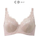 ウイング Wing ブラジャー バストをしっかり包みこむ 背中の段差を軽減 綿混(カップ肌側) フルカップブラ (PO)