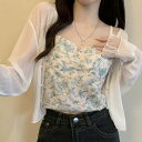 ダイヤモンドハーツ Diamond Hearts 【訳あり新品】 パールボタンシアーショートカーディガン (ホワイト)