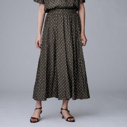 アンタイトル UNTITLED スクエアジオメ柄スカーチョ （チャコールグレー(114)）