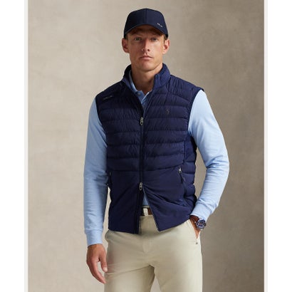 ポロ ゴルフ｜アールエルエックス POLO GOLF｜RLX GOLF （RLX）キルテッド フルジップ ベスト （410ネイビー）