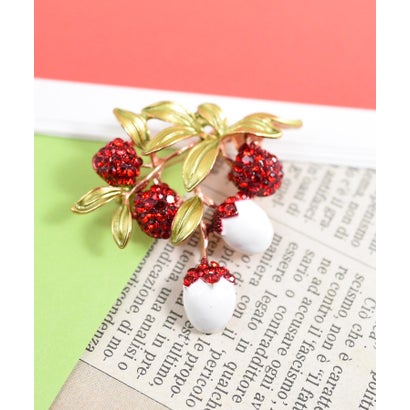 スタイロ styiro ライチブローチ （レッド）