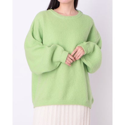 フェピュール feepur 【ハンドウォッシャブル】ゴマジャガードビッグニット/ （GRN）