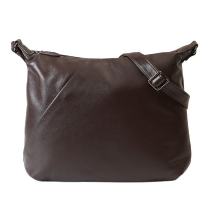 ジョヤ JOYA コロンとしたフォルムのミディアムショルダーバッグ （チョコ）