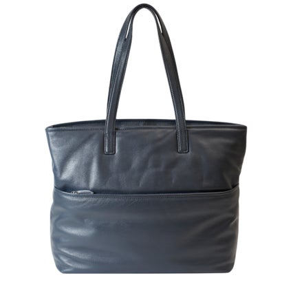 ジョヤ JOYA ジェンダーレスで使えるシンプルトート （ネイビー）