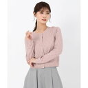 ミッシュマッシュ MISCH MASCH 2025秋冬新作 アーガイルカーディガン (PINK)