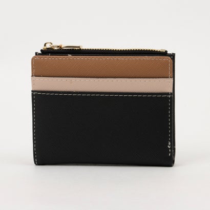 セットアップセブン SETUP7 配色カード収納付きコインケース KNF (ブラック)