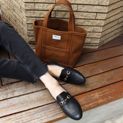 フィン Fin 2WAY本革ビットローファー【低反発スポンジ入り】 (ブラック)