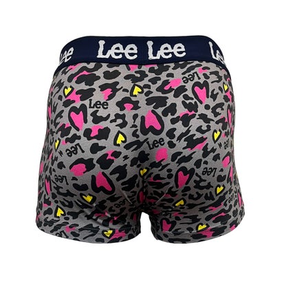 Lee（リー）ヒョウ柄 前開きボクサーブリーフ （グレー）【交換・返品不可】