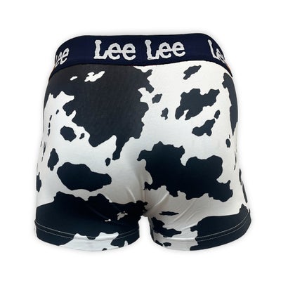 Lee（リー）うし柄 前開きボクサーブリーフ （ホワイト）【交換・返品不可】