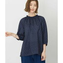 プチ オンフルール Petit Honfleur アパシュプリントブラウス (レッド)