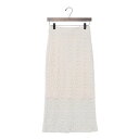 チーク Cheek クロシェスカート (OFF WHITE)