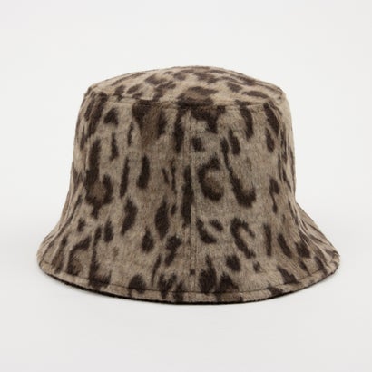 センスオブグレース SENSE OF GRACE レオパード柄 平天チューリップハット （BR）