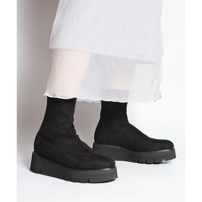 ルカ グロッシ Luca Grossi 厚底ストレッチブーツ （ブラック）(4)