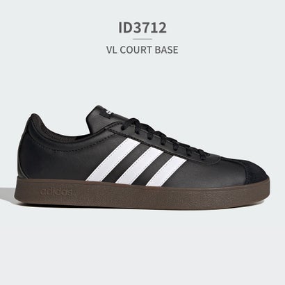 アディダス adidas スニーカー メンズ VL コートベース ID3711 ID3712 adidas VL COURT BASE ローカット コートスニーカー （ブラック）