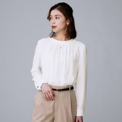 アンタイトル UNTITLED タックブラウス （ホワイト(001)）