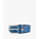 トミー ヒルフィガー TOMMY HILFIGER デニムクールベルト (インディゴブルー)