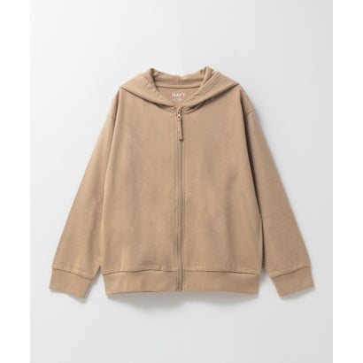 マックハウス Mac-House ミニ裏毛ジップパーカー （ベージュ）