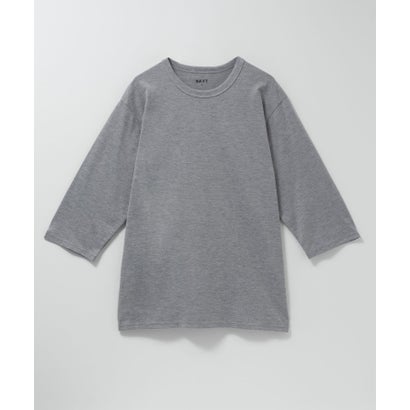 マックハウス Mac-House 抗菌天竺7分袖Tシャツ （杢グレー）