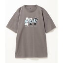 マックハウス Mac-House サマーデザイン半袖Tシャツ (グレージュ)