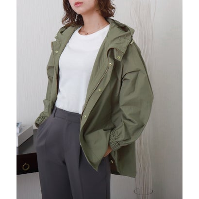 リベル モア libelle more 【撥水加工】ミドル丈マウンテンパーカー （カーキ）