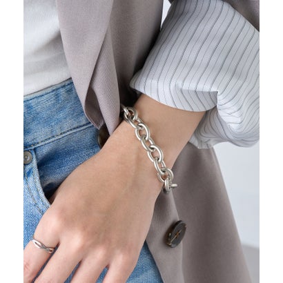 ホークカンパニー Hawk Company シルバーアンカーチェーンブレスレット シェーヌダンクル風 6175 (シルバー系その他5)