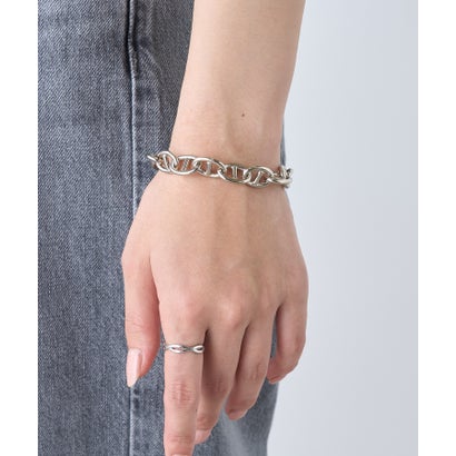 ホークカンパニー Hawk Company シルバーアンカーチェーンブレスレット シェーヌダンクル風 6175 (シルバー)