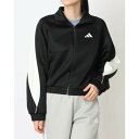アディダス adidas レディース 長袖ジャージジャケット スタジアム トラックトップ JL6886 (black/off white)