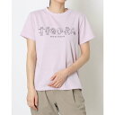 ティゴラバイビームスデザイン TIGORA by BEAMS DESIGN レディース フィットネス 半袖Tシャツ グラフィックTシャツ TRBM-3P2585TS (パープル)