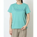 ティゴラバイビームスデザイン TIGORA by BEAMS DESIGN レディース フィットネス 半袖Tシャツ グラフィックTシャツ TRBM-3P2585TS (グリーン)
