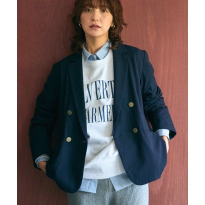 アメリカンホリック AMERICAN HOLIC イージーケアWテーラードジャケット （ネイビー）