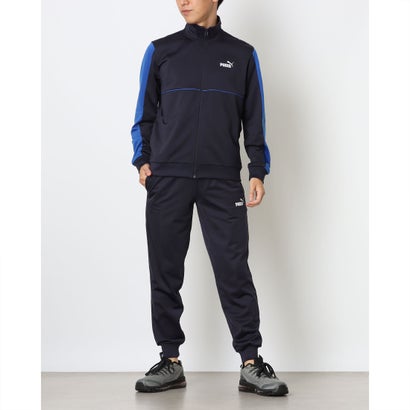 プーマ PUMA メンズ ジャージ上下セット PUMA SPORT ポリスーツ 691046 （NEW NAVY）