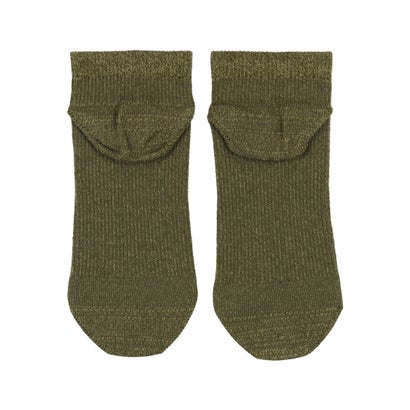 モンベル mont-bell モンベル 靴下 コアスパン トラベル アンクルソックス Men's 男性用 （ダークグリーン）