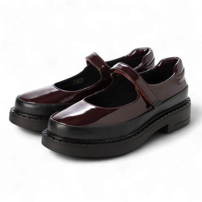 bussola ブソラ ROMA 本革メリージェーンシューズ （GOAT VERNICE WINE）