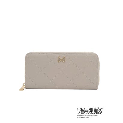 クレイサス CLATHAS CLATHAS×PEANUTS ラウンド長財布 （ライトグレー）