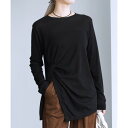 レカ reca アシメタックシアースラブTシャツ(aq25132056) (ブラック)