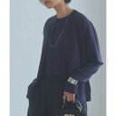 ラス RASW ビスコースシンプルカーディガン (ダークネイビー)