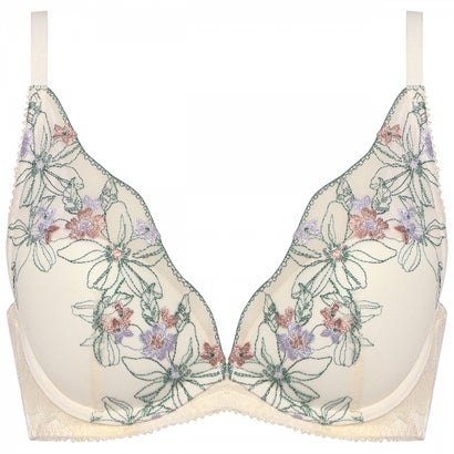 アモスタイル バイ トリンプ AMOSTYLE BY Triumph 夢みるブラ DeepV ブラジャー1 アップルブロッサム(A.B.C.Dカップ) AMST1540 WHU1 JX （ホワイト系）