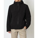 カルバン クライン Calvin Klein FauxSherpa-Lined Soft-Shell Hooded Jacket (BLACK)