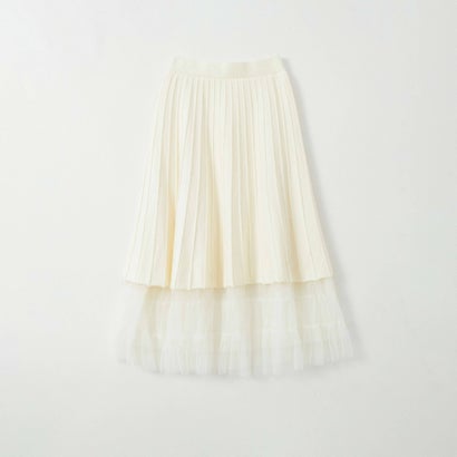 アイローズミラージュ Airose Mirage 2WAY リバーシブル チュールスカート｜プリーツ＆フリル ミモレ丈..