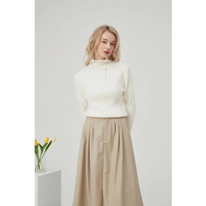 アイローズミラージュ Airose Mirage ニット セーター レディース リブニット ハイネック 長袖 トップ..