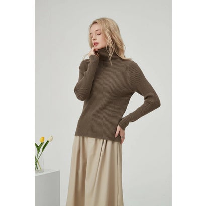 アイローズミラージュ Airose Mirage ニット セーター レディース リブニット ハイネック 長袖 トップ..