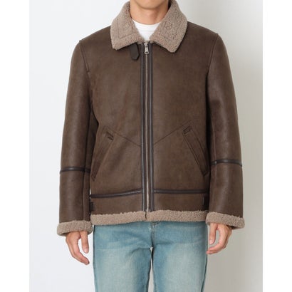 ベスジョーヤ VESGIOIA メンズラムファージャケット （モカ）