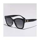 シャネル CHANEL CHANEL サングラス 5482H スクエア型 ウェリントン型 (C622S8/BLACK)