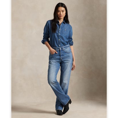ポロ ラルフ ローレン POLO RALPH LAUREN スリム フィット デニム シャツ （400ブルー） 3