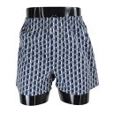 ダックス DAKS 前開トランクス(天2本ゴム) 【返品不可商品】 (ブルーグレー)