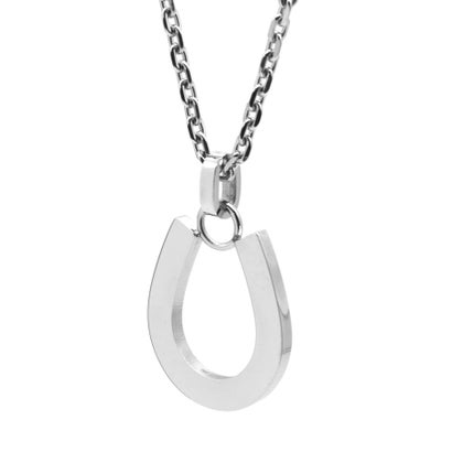 ライオンハート LION HEART 【限定展開】LH-1 プレーンホースシューネックレス/サージカルステンレス316L（金属アレルギー対応） （シルバー）