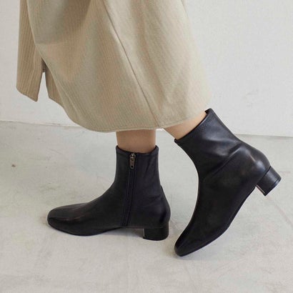 リズ ラフィーネ Riz raffinee ストレッチショートブーツ （ブラック）