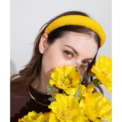 スタイロ styiro ビビットビーズカチューシャ （イエロー）